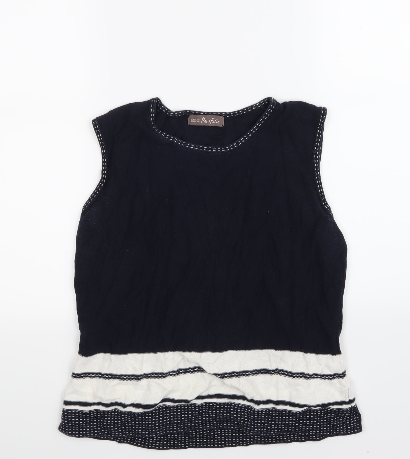 Marks and Spencer Womens Blue   Jersey Tank Size 14