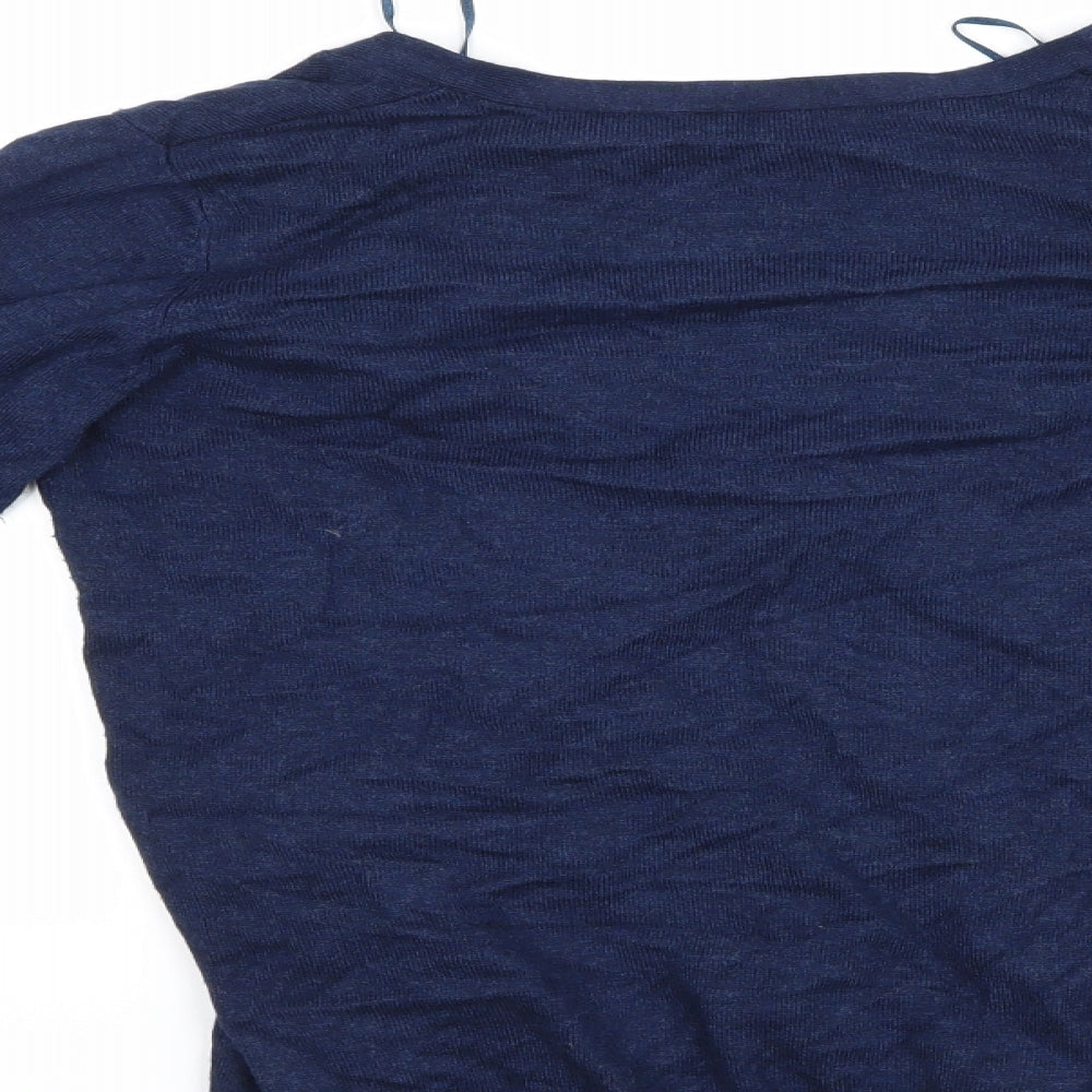 Papaya Womens Blue   Jersey Blouse Size 8