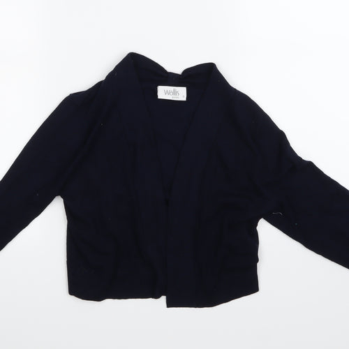 Wallis Womens Blue   Cardigan Jumper Size 6