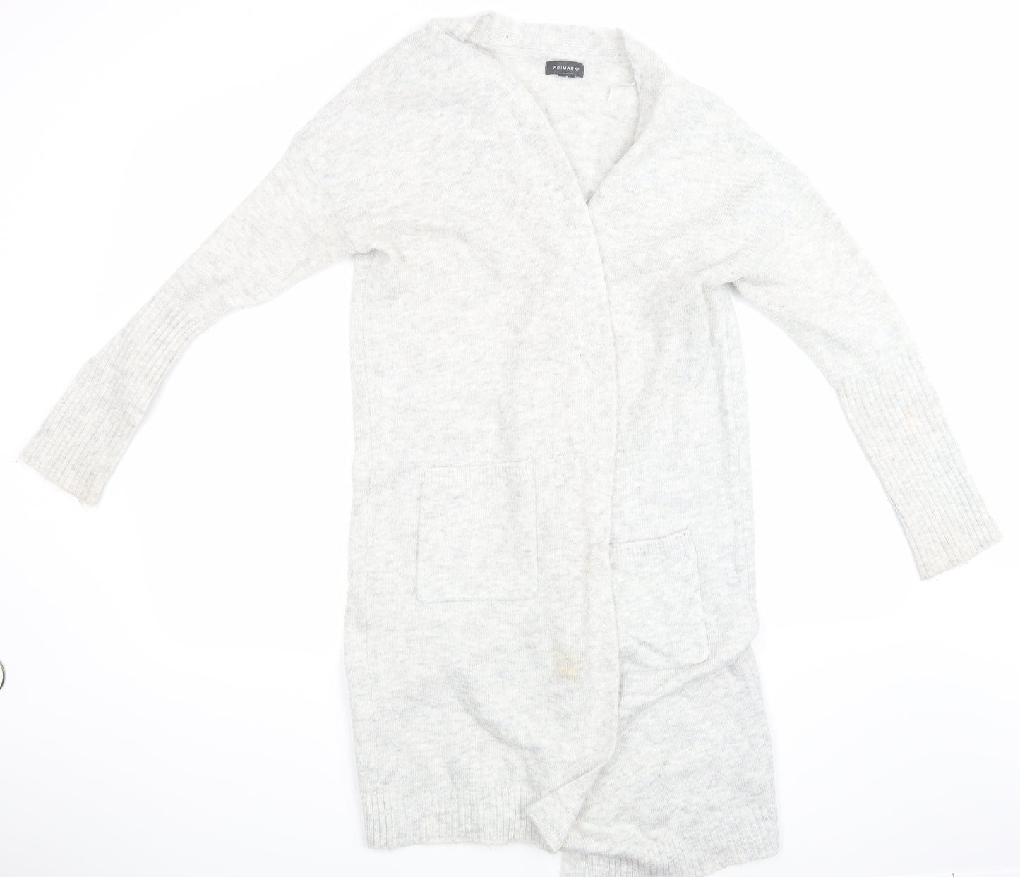 Primark Womens Grey   Cardigan Jumper Size S