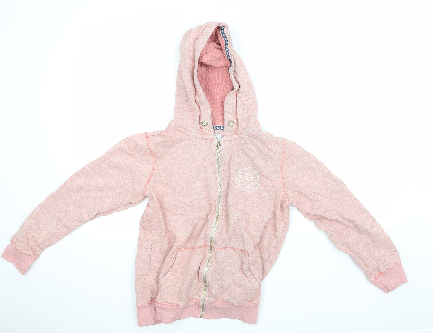 Fat Face Womens Pink   Full Zip Hoodie Size 10