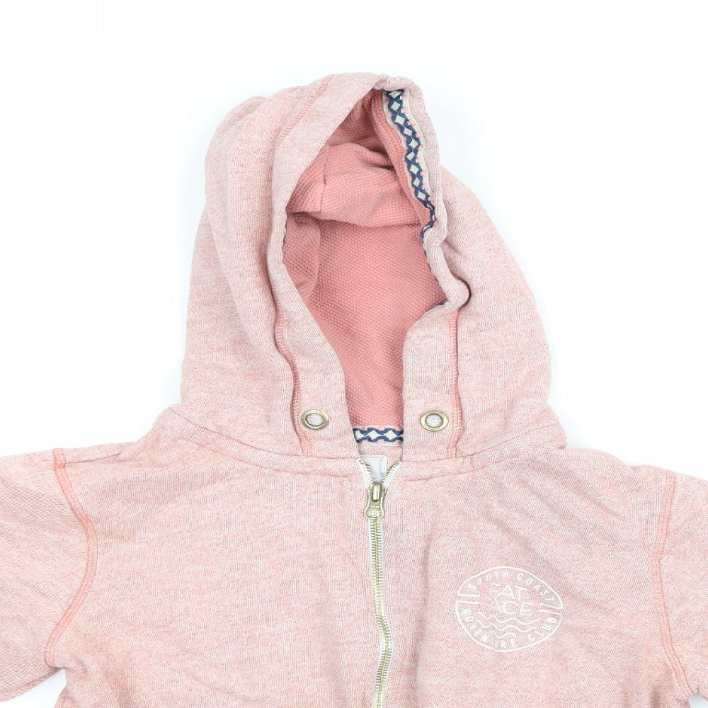 Fat Face Womens Pink   Full Zip Hoodie Size 10