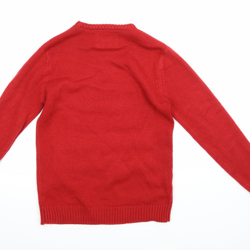 Cedar Wood State Mens Red   Pullover Jumper Size XS  - CHRISTMAS