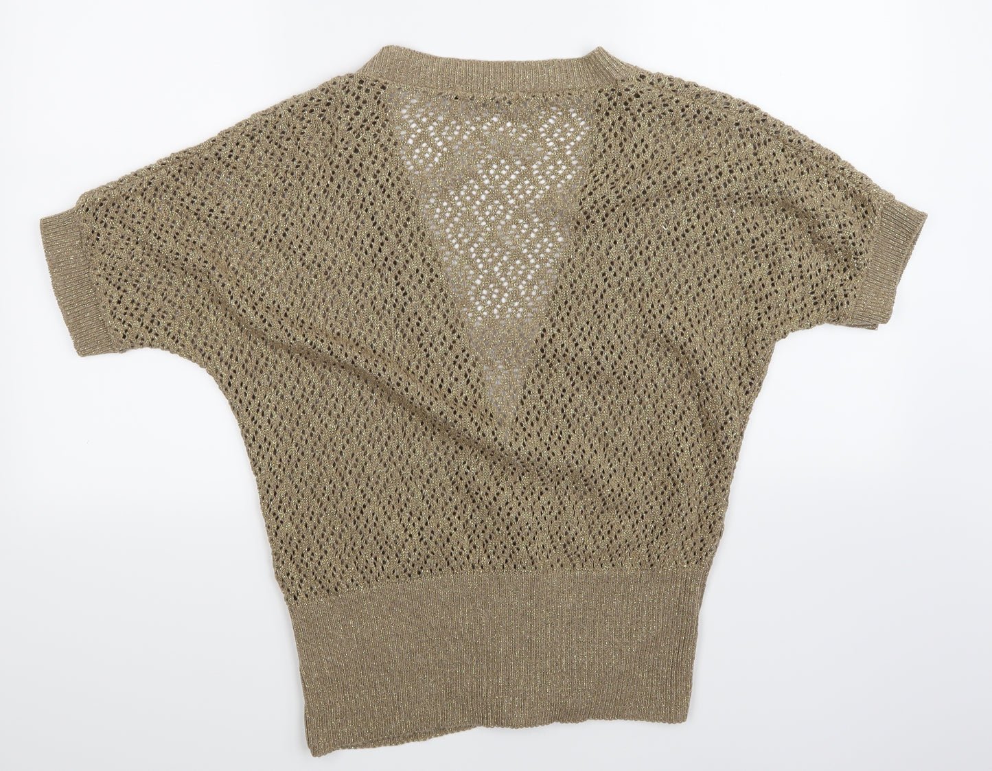 Atmosphere Womens Gold   Cardigan Jumper Size 12