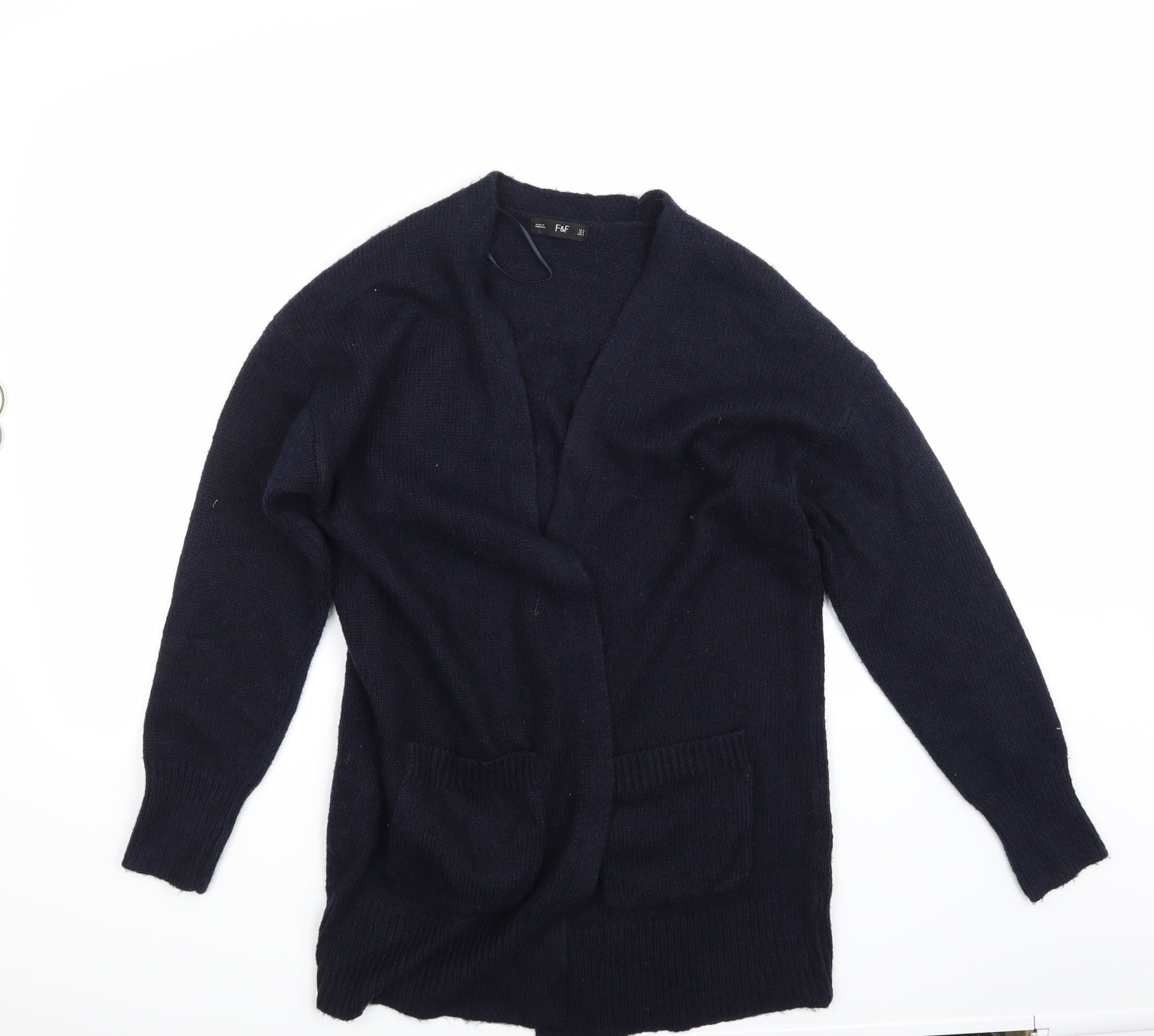 F&F Womens Blue   Cardigan Jumper Size 6
