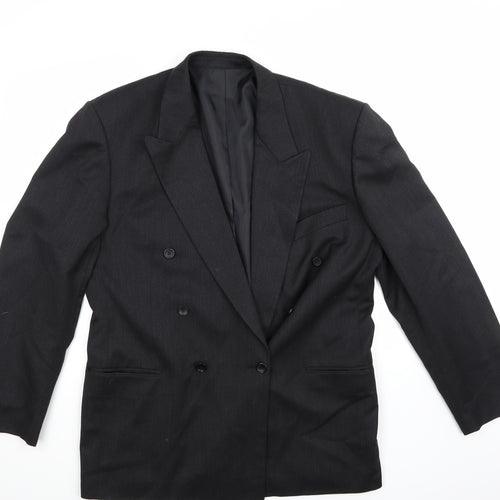 C&A Mens Black   Jacket Suit Jacket Size L