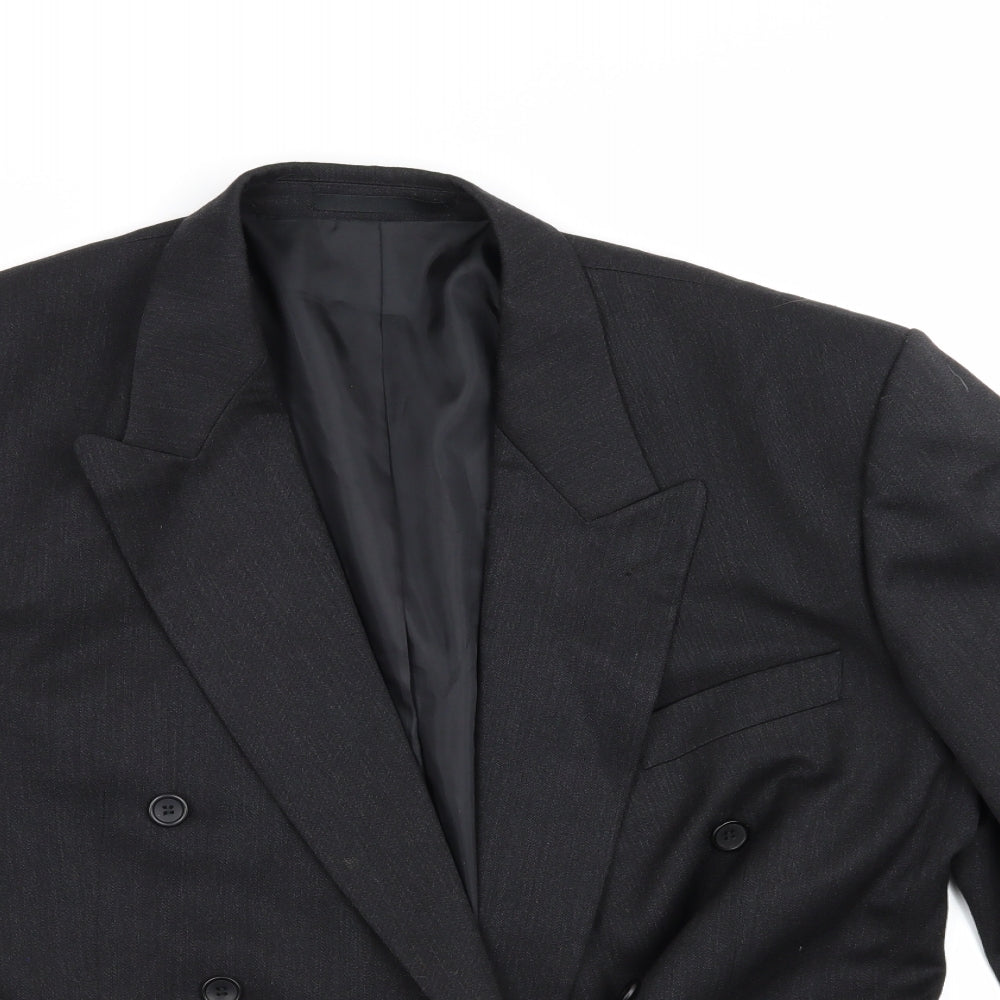 C&A Mens Black   Jacket Suit Jacket Size L
