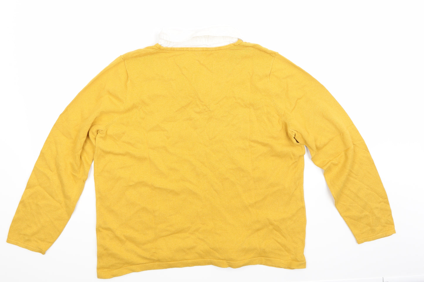 Bon Marche Womens Yellow   Jersey T-Shirt Size 16
