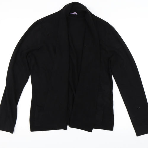 BHS Womens Black   Cape Jumper Size 14