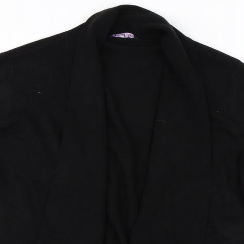 BHS Womens Black   Cape Jumper Size 14