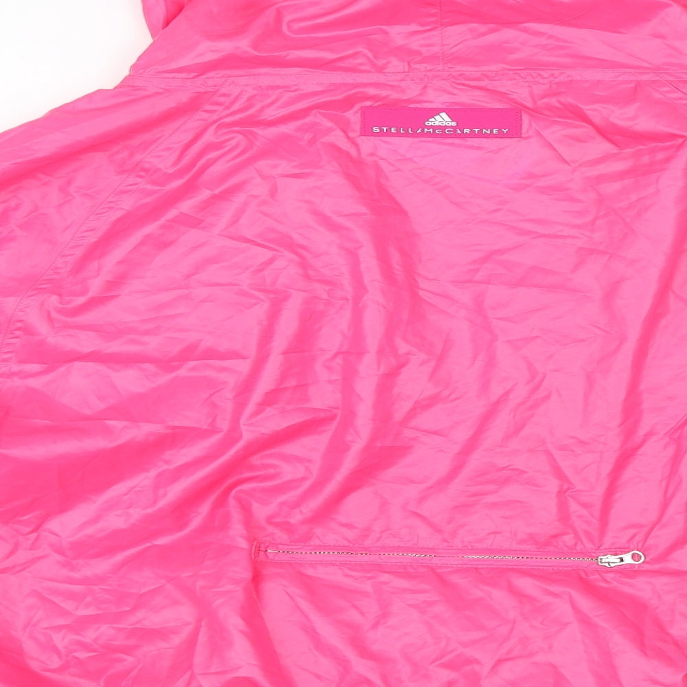 adidas by Stella McCartney Womens Pink   Windbreaker Jacket Size 36  - Running Jacket
