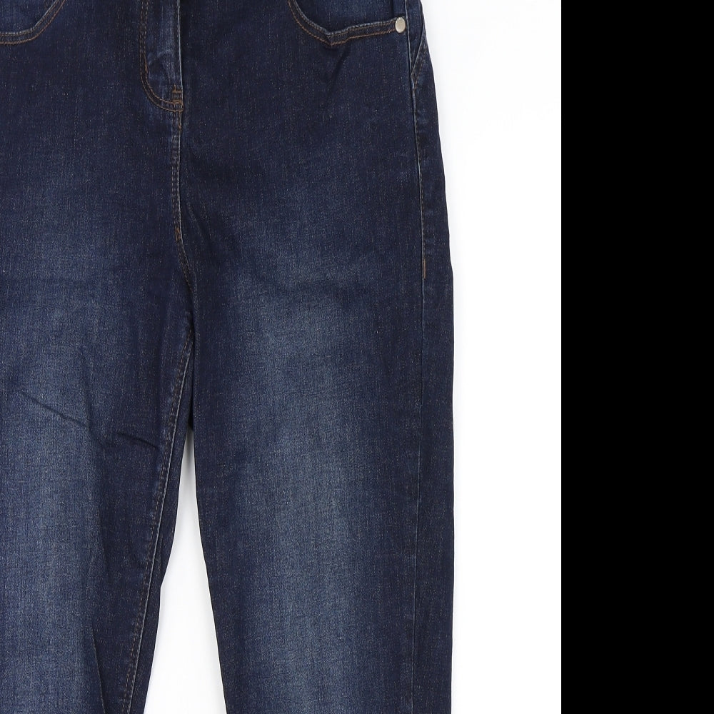 NEXT Womens Blue   Skinny Jeans Size 14 L23 in
