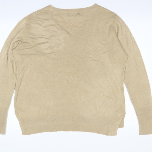 Primark  Womens Beige   Pullover Sweatshirt Size L