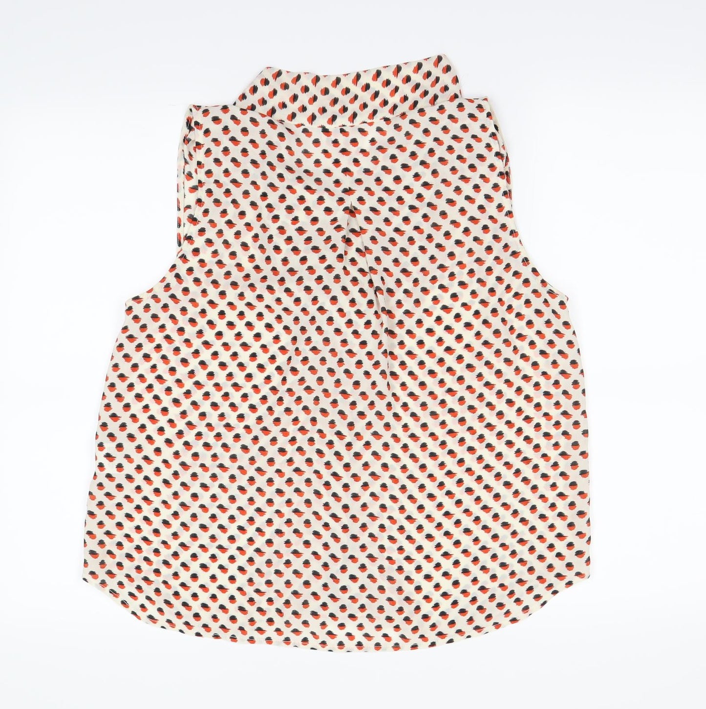 H&M  Womens Red Colourblock  Basic Blouse Size 6
