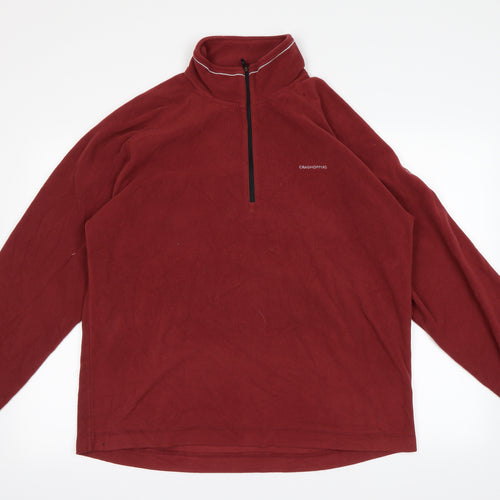 Craghoppers Mens Red   Henley Jumper Size XL