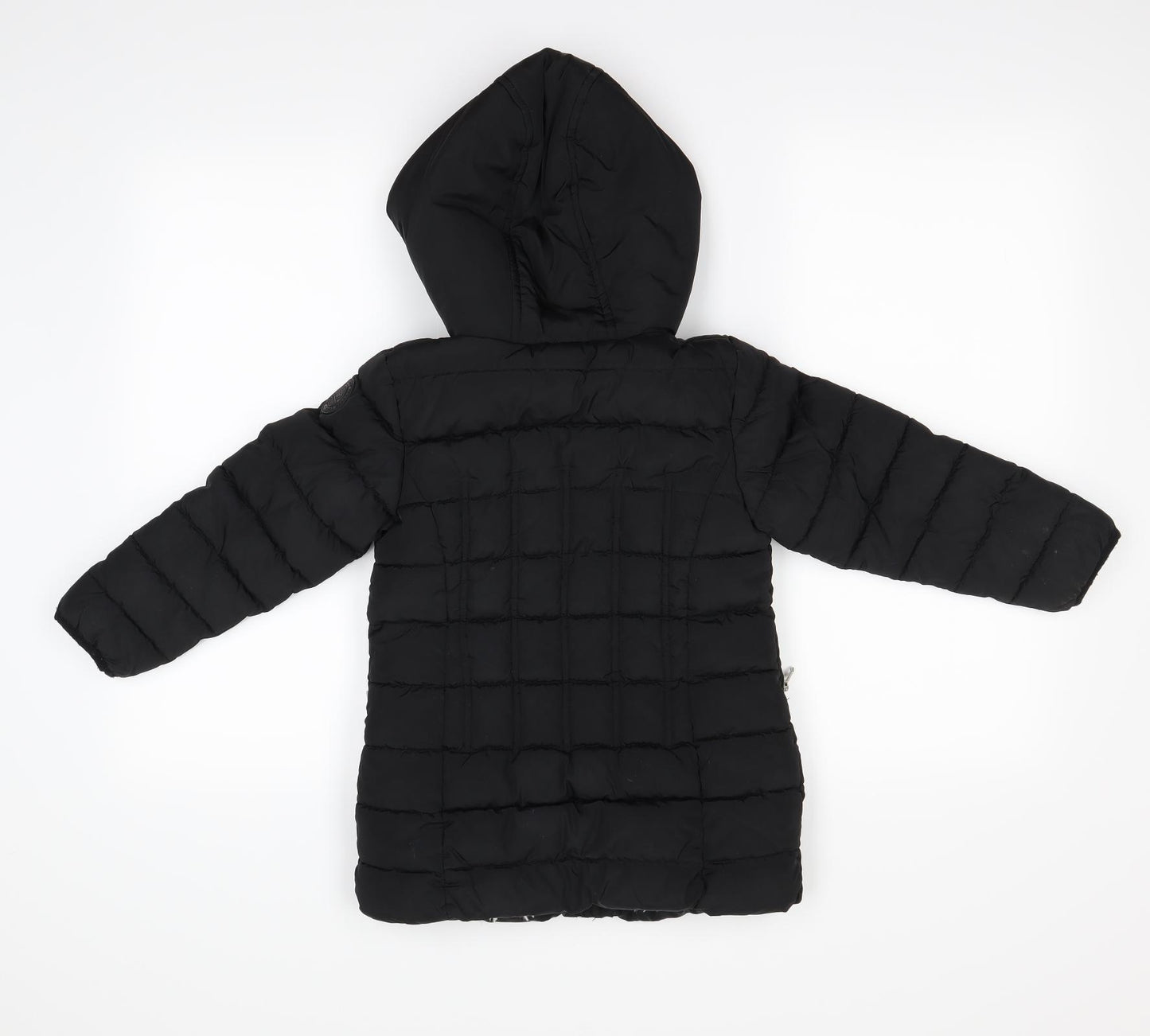 NEXT  Girls Black   Puffer Jacket Coat Size 5 Years