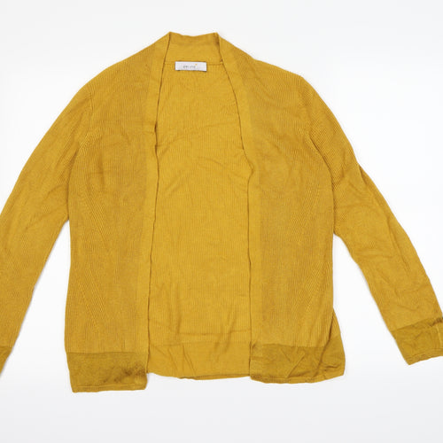 M&S  Womens Yellow   Cardigan Jumper Size 10