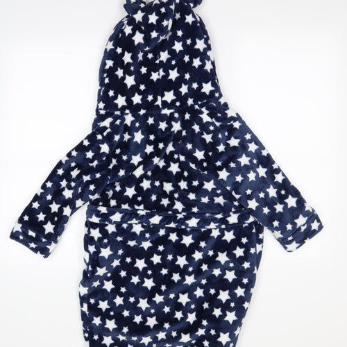 Minikidz Boys Blue Spotted   Robe Size 4-5 Years