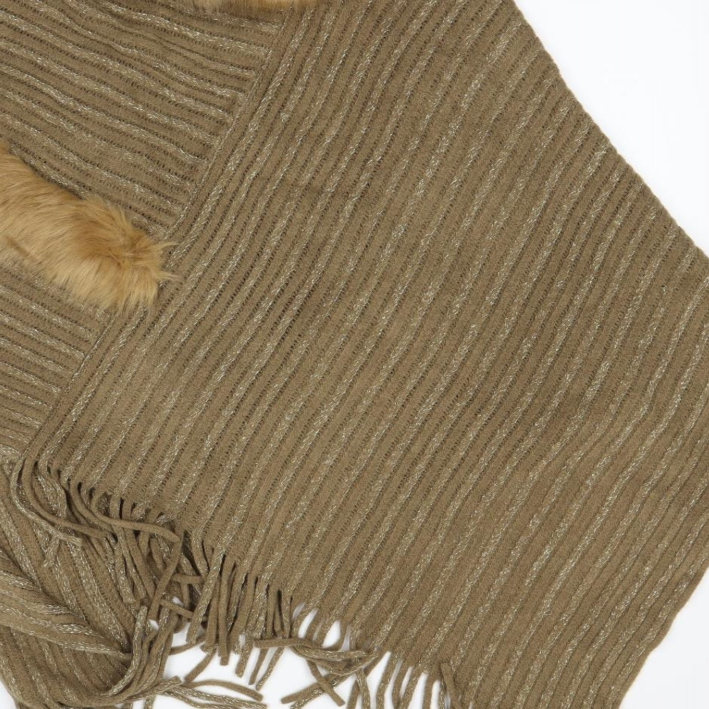 Apricot Womens Beige   Jacket Poncho One Size
