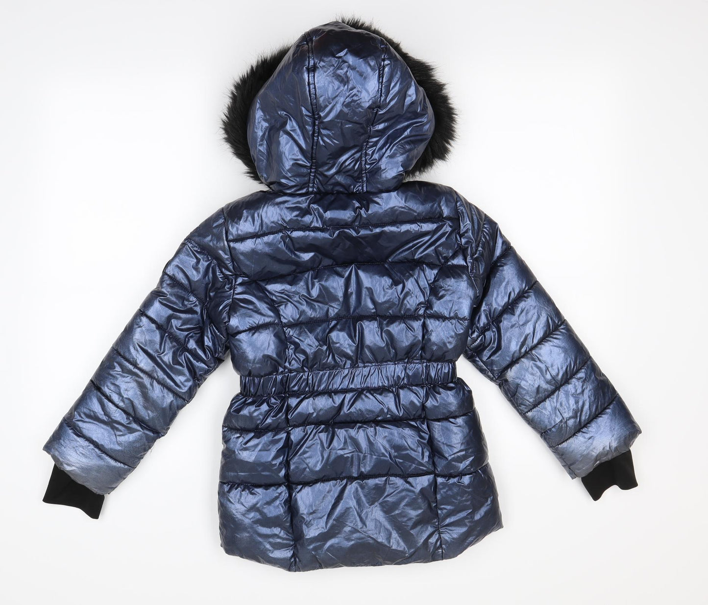 On me Girls Blue   Basic Coat Coat Size 7-8 Years
