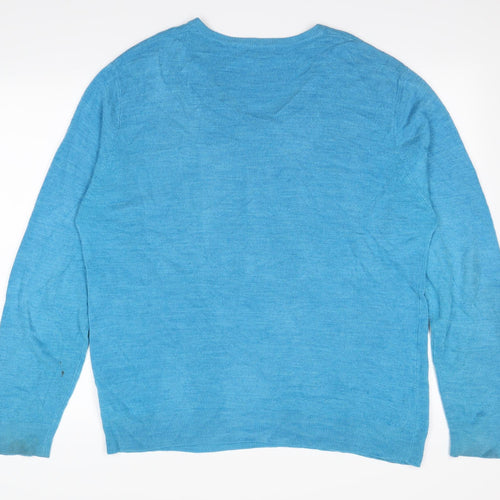 M&S  Mens Blue   Pullover Sweatshirt Size XL