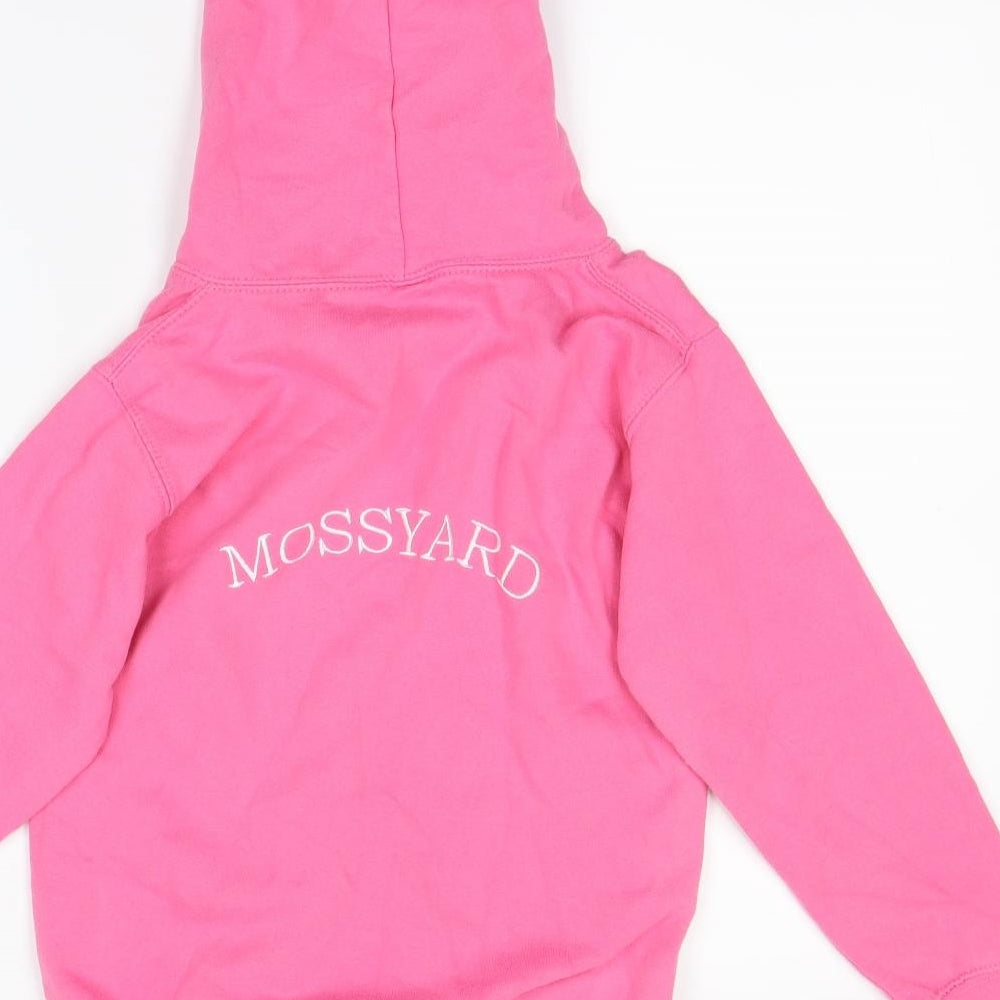 Awdis Girls Pink   Pullover Hoodie Size 7-8 Years