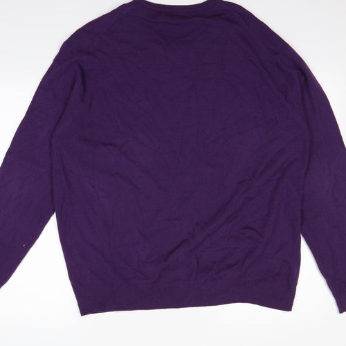 James pringle Mens Purple   Pullover Sweatshirt Size XL