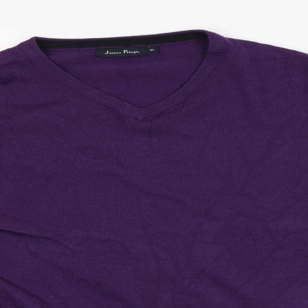 James pringle Mens Purple   Pullover Sweatshirt Size XL