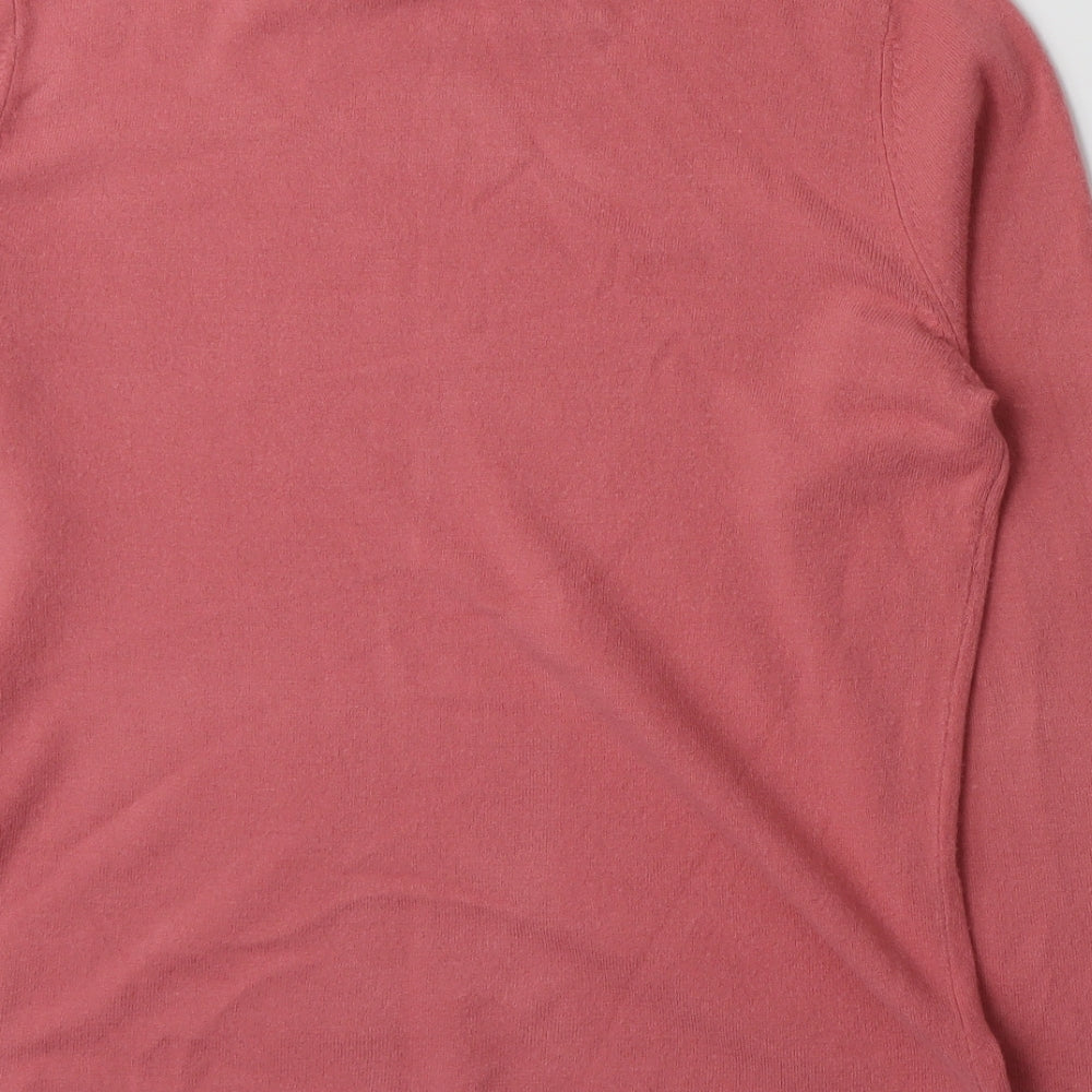 Bonmarché Womens Pink  Knit Pullover Jumper Size XL