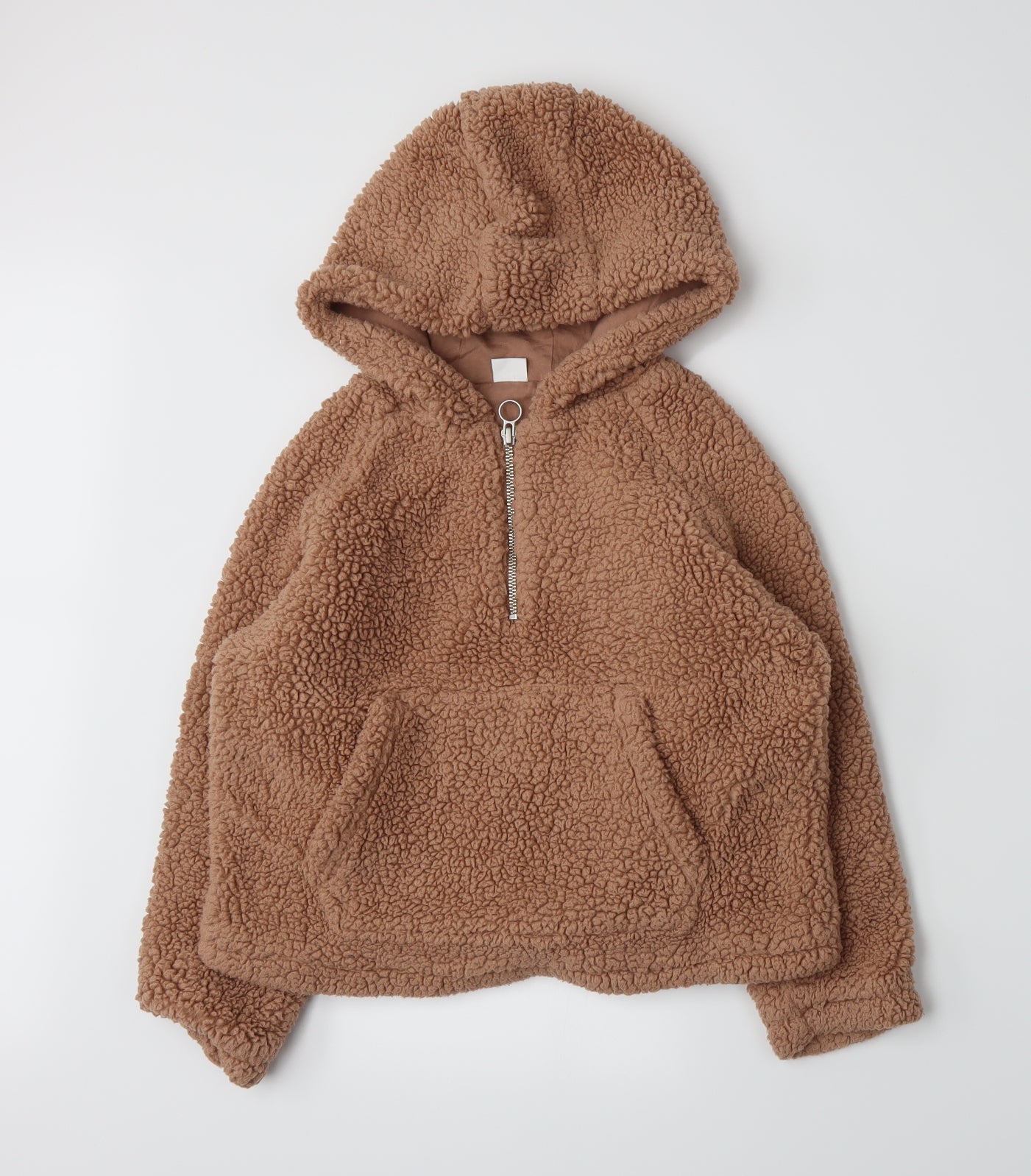 NEXT Girls Brown  Fleece Pullover Hoodie Size 10 Years