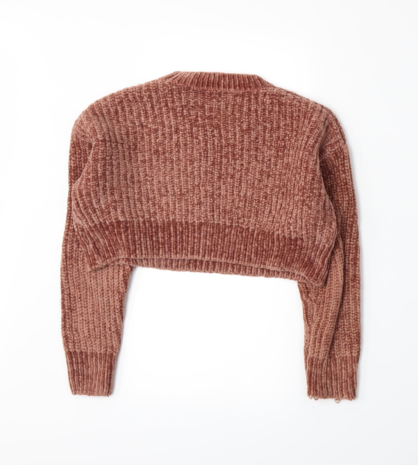 New Look Girls Orange  Knit Pullover Jumper Size 9 Years