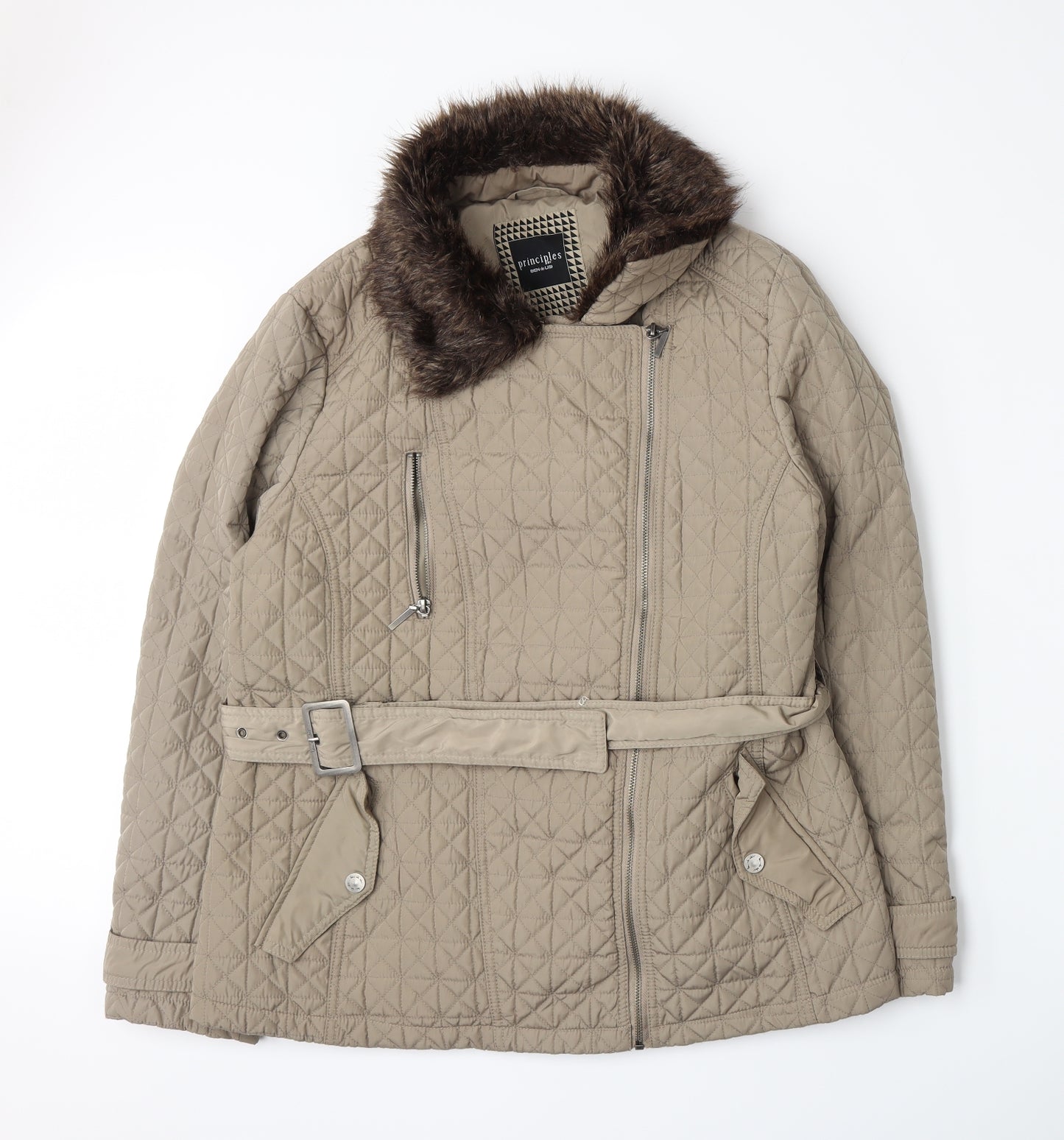Principles Womens Beige   Jacket  Size 18