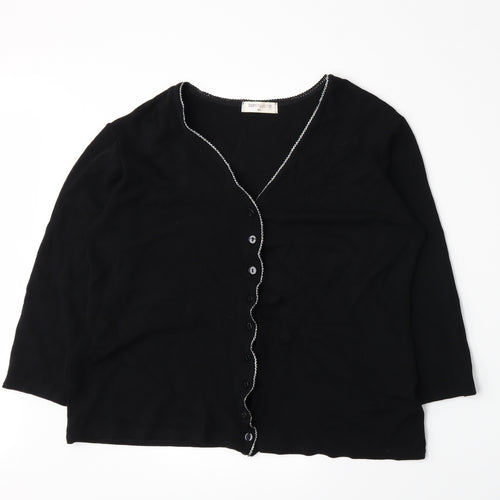 Bonmarché Womens Black   Cardigan Jumper Size M