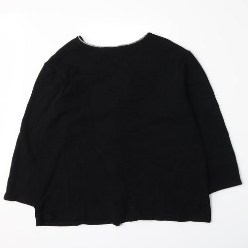 Bonmarché Womens Black   Cardigan Jumper Size M