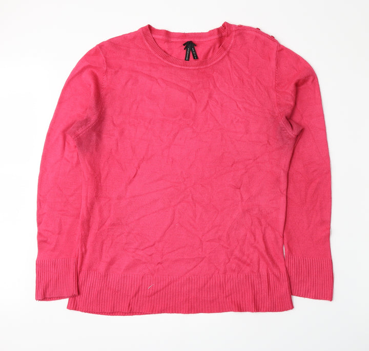 Atmosphere Womens Pink  Knit Pullover Jumper Size 18