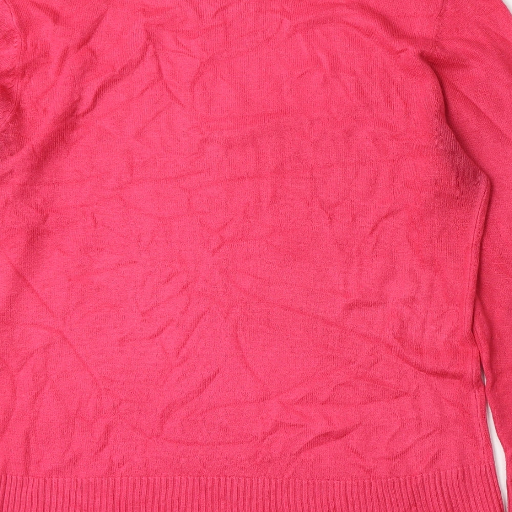 Atmosphere Womens Pink  Knit Pullover Jumper Size 18