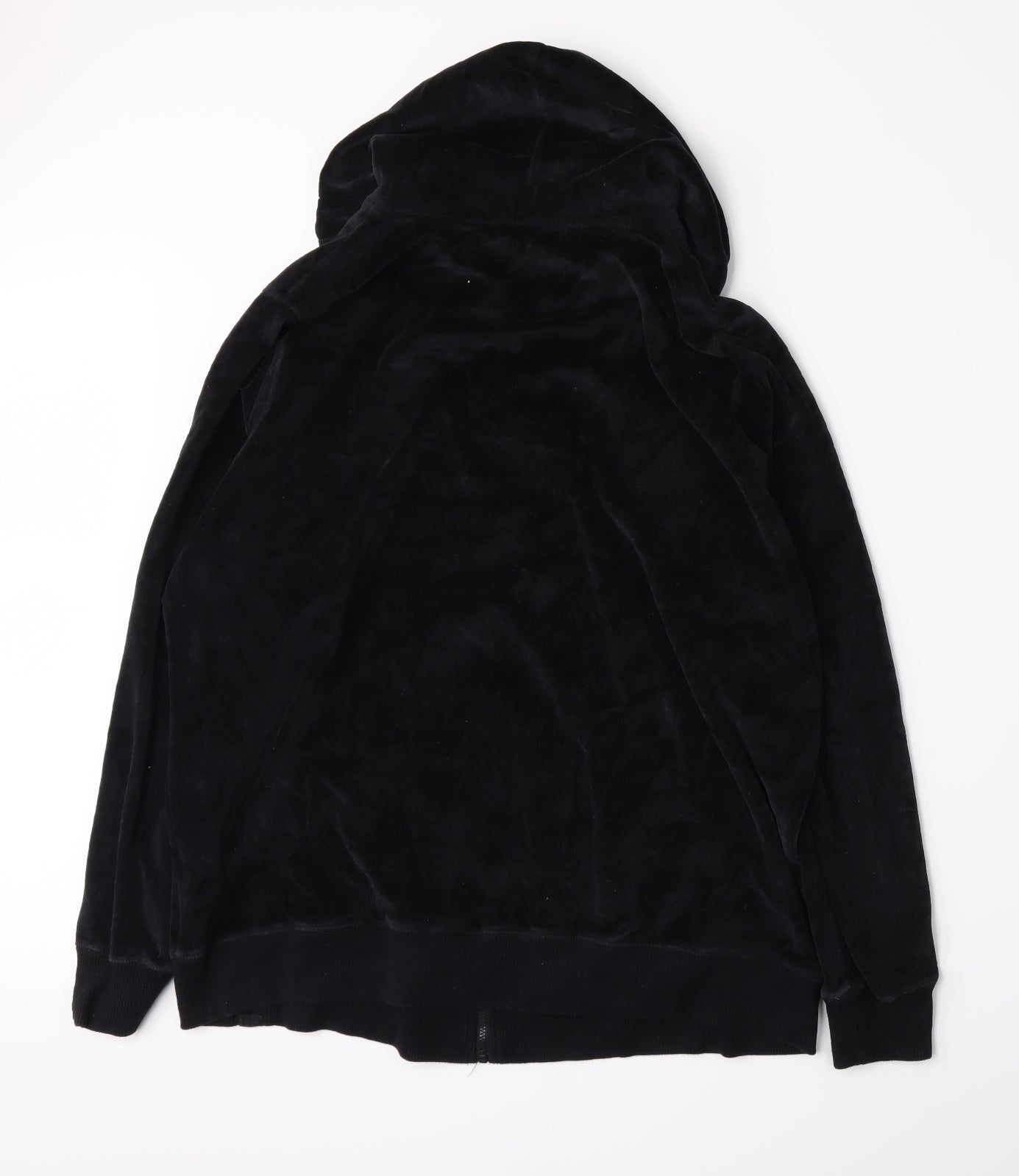 Evans Womens Black   Full Zip Hoodie Size 22