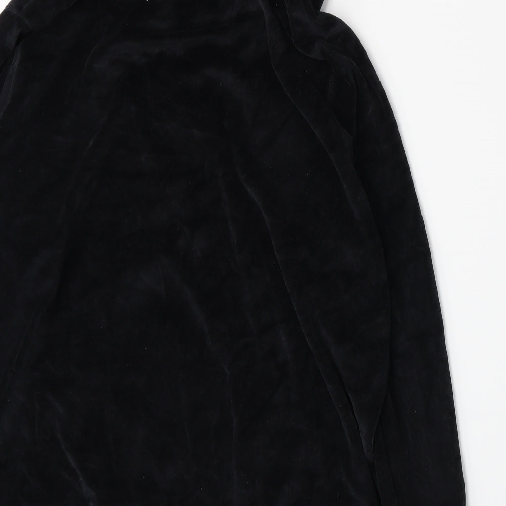 Evans Womens Black   Full Zip Hoodie Size 22