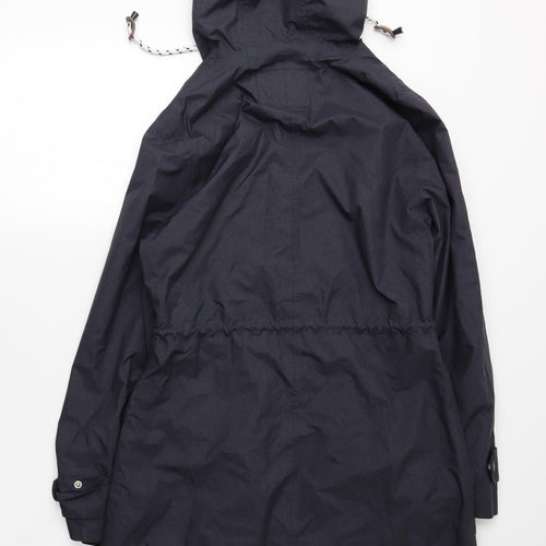 Per Una Womens Grey   Rain Coat Coat Size 8