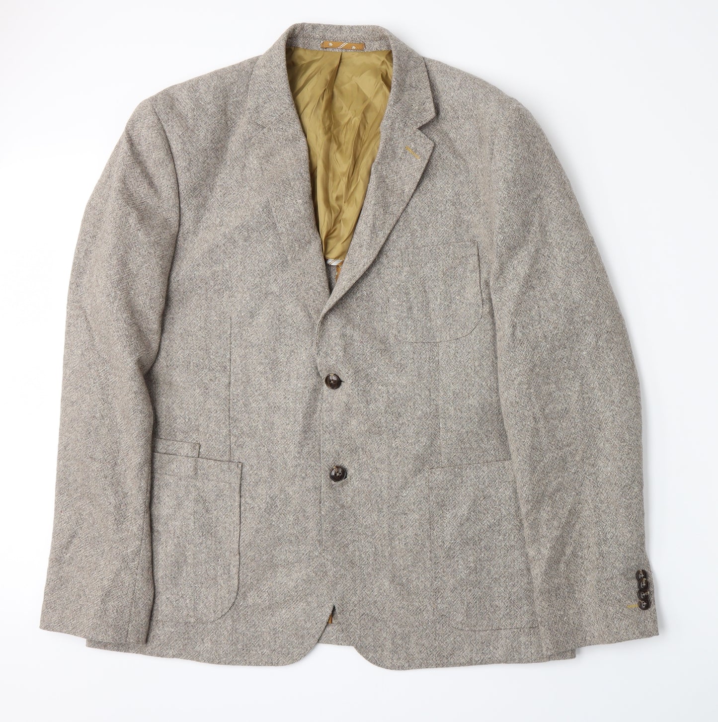 Jeff Banks Mens Beige   Jacket Suit Jacket Size XL