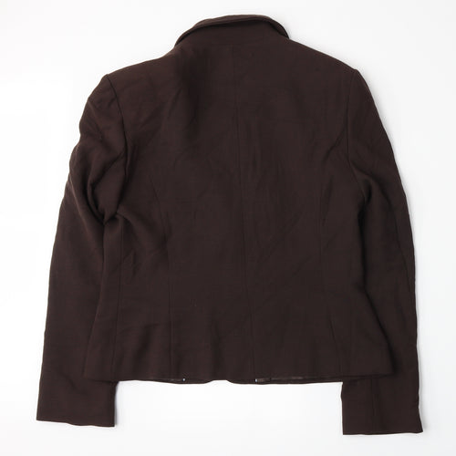 Marks and Spencer Womens Brown   Jacket Blazer Size 14