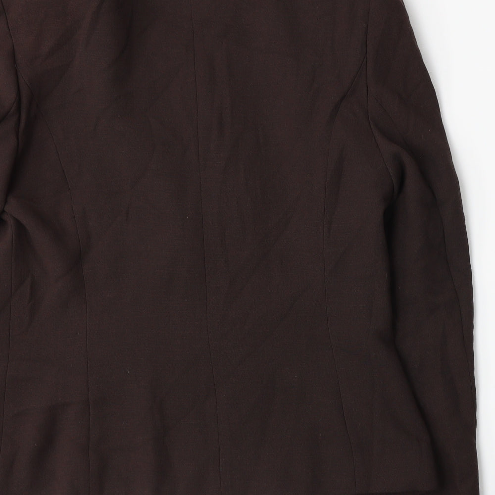 Marks and Spencer Womens Brown   Jacket Blazer Size 14