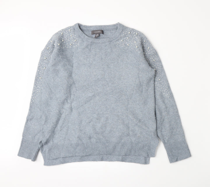 Primark Womens Blue  Knit Pullover Jumper Size XS