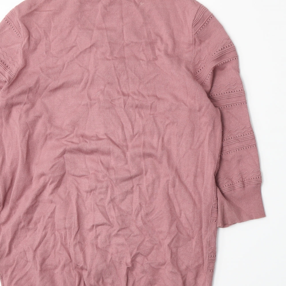 TU Womens Pink   Cardigan Jumper Size 14