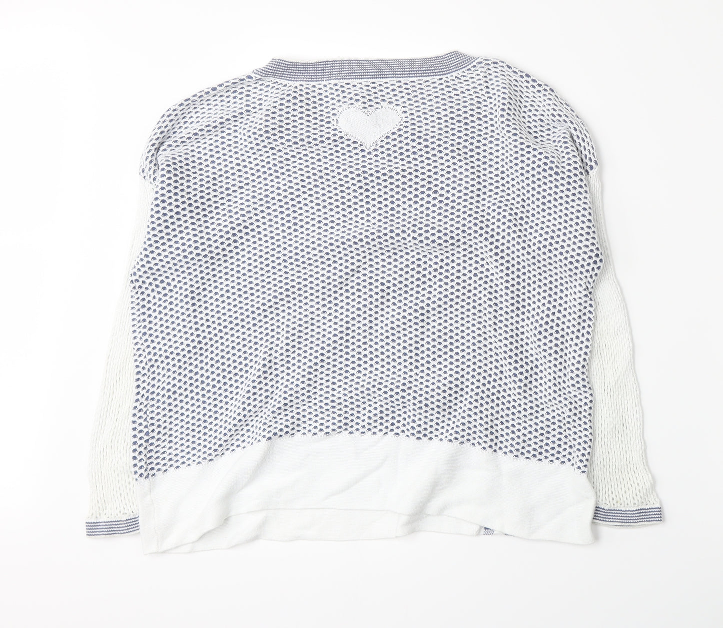 Oui Womens Blue   Pullover Jumper Size 12