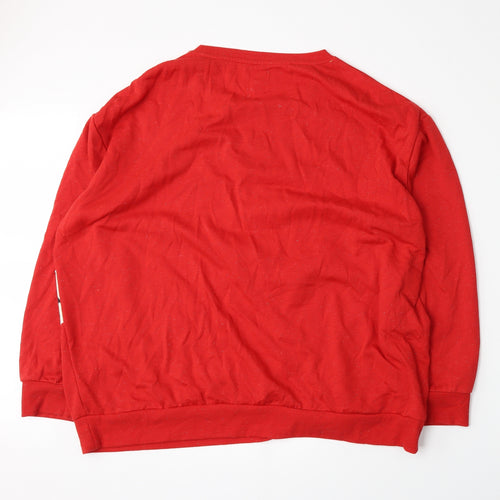 George Mens Red   Pullover Sweatshirt Size XL