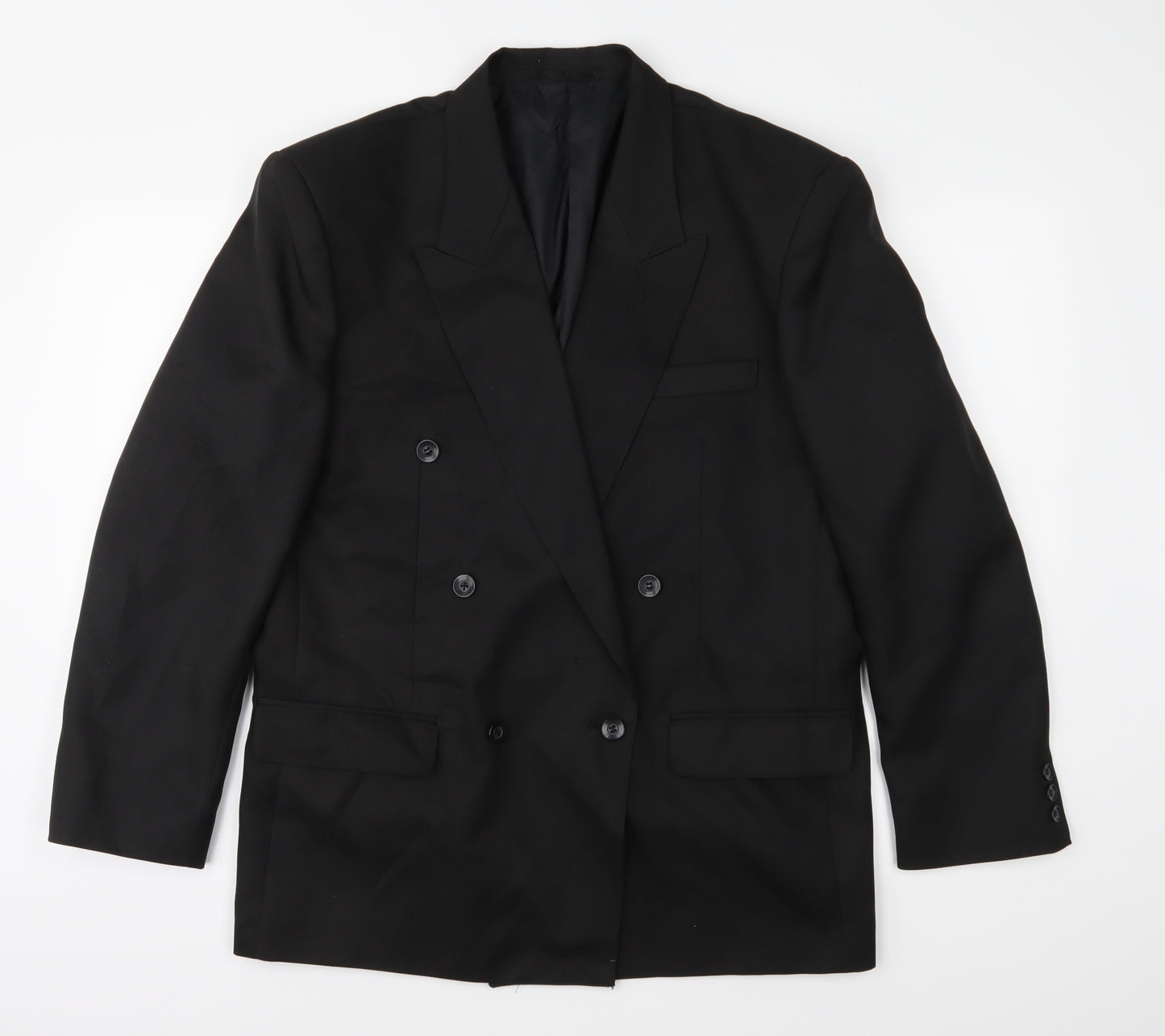 Andre Cori Mens Black   Jacket Suit Jacket Size 40