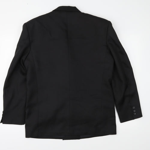 Andre Cori Mens Black   Jacket Suit Jacket Size 40