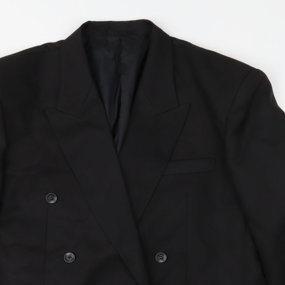 Andre Cori Mens Black   Jacket Suit Jacket Size 40