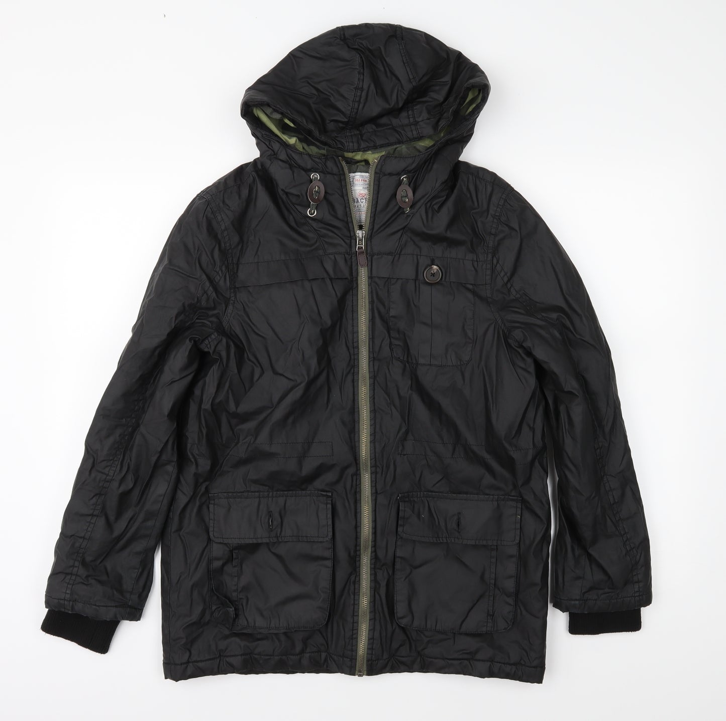 Flipback Boys Brown   Anorak Jacket Size 11-12 Years